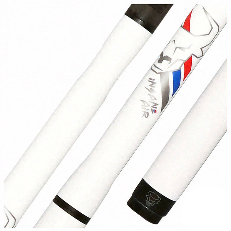 Bull Carbon Pearl White Insane Air No Wrap Jump Cue