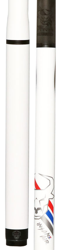 Bull Carbon Pearl White Insane Air No Wrap Jump Cue