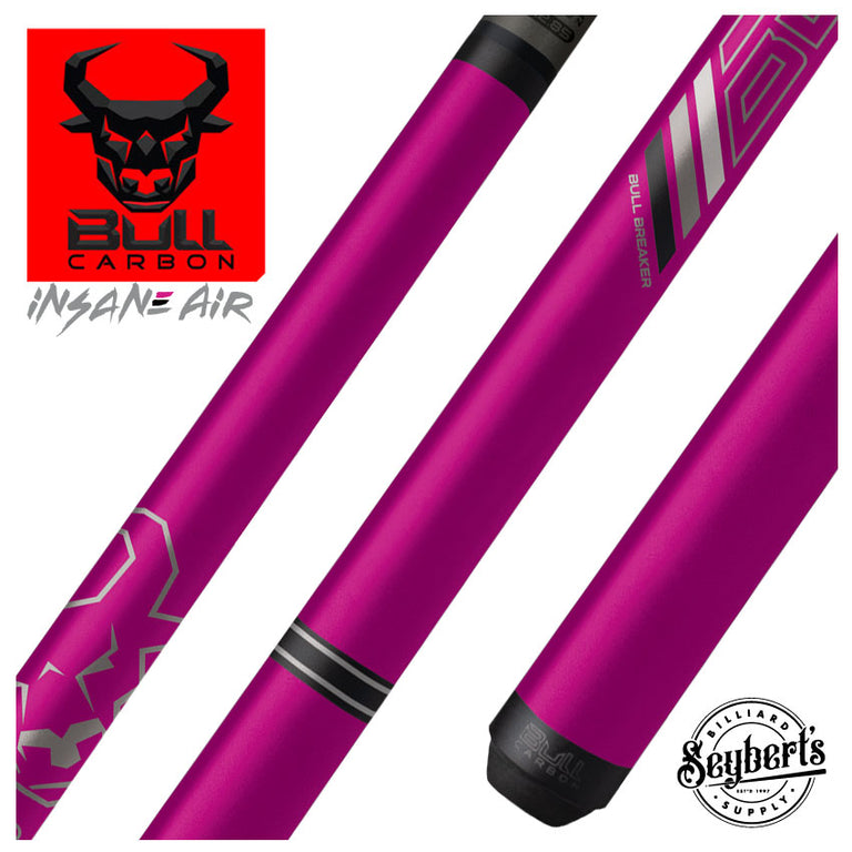 Bull Carbon Bull Breaker Pink Perfection No Wrap Break Cue