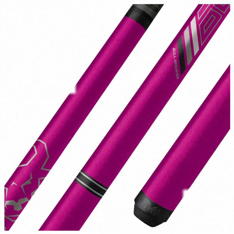 Bull Carbon Bull Breaker Pink Perfection No Wrap Break Cue