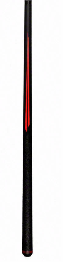 Bull Carbon Red Split Point Pool Cue with Bull Carbon Shaft - BCSP1