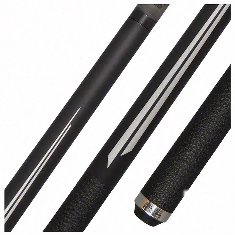 Bull Carbon Silver Split Point Pool Cue with Bull Carbon Shaft - BCSP2