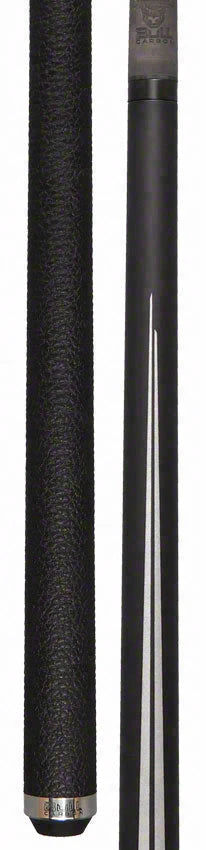 Bull Carbon Silver Split Point Pool Cue with Bull Carbon Shaft - BCSP2