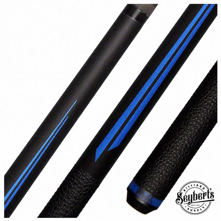 Bull Carbon Blue Split Point  Pool Cue with Bull Carbon Shaft - BCSP3