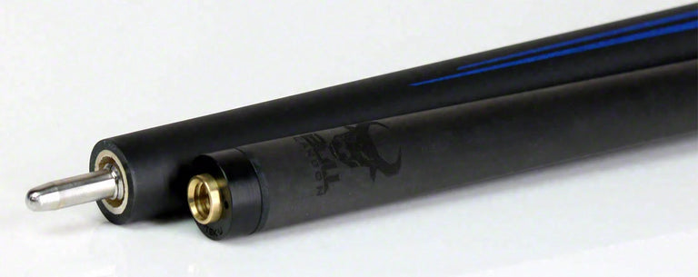 Bull Carbon Blue Split Point  Pool Cue with Bull Carbon Shaft - BCSP3