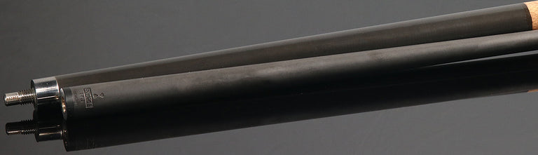 Becue WAS Laminated Wood Carbon Play Cue with 12.3mm Engage Shaft