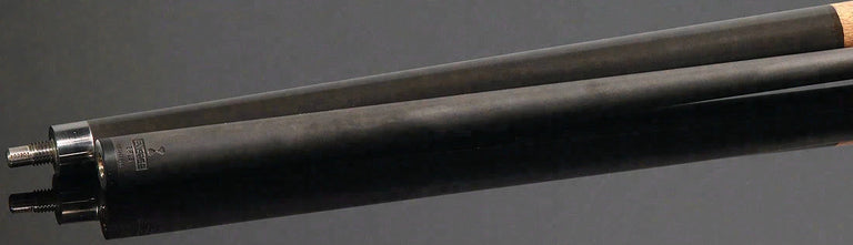 Becue WAS Laminated Wood Carbon Play Cue with 12.3mm Engage Shaft