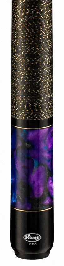 Viking Bedlam Series Cue - Khaki Stain with Blue Dream Pearl - BE0307