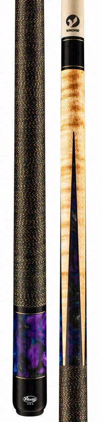 Viking Bedlam Series Cue - Khaki Stain with Blue Dream Pearl - BE0307