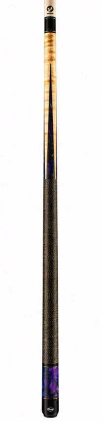 Viking Bedlam Series Cue - Khaki Stain with Blue Dream Pearl - BE0307