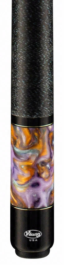 Viking Bedlam Series Cue - Teal Stain and Water Lily Premium Pearl - BE0308