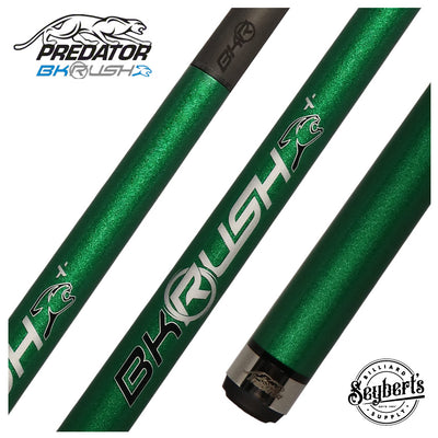 Predator BK Rush Nova Green Break/Jump Cue - No Wrap - BKJMPRUSHNWGRN