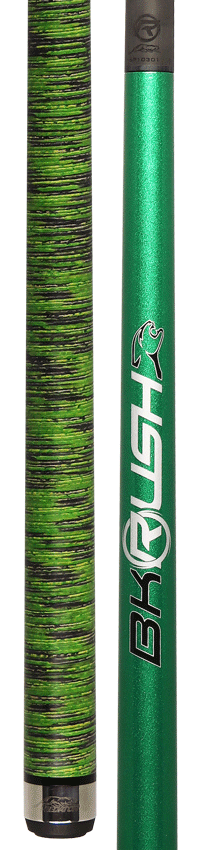 Predator BK Rush Nova Green Break Cue - With Green Tri-Color Stacked Wrap