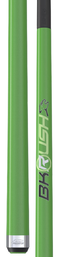 Predator BK Rush Neon Green  Break Cue - No Wrap