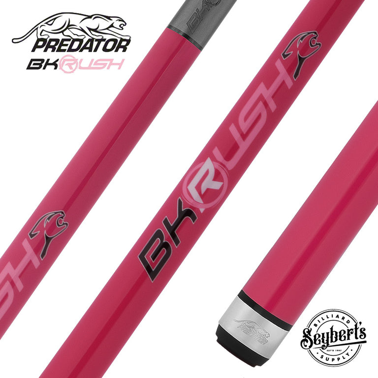 Predator BK Rush Pinkline  Break Cue - No Wrap