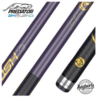 Predator BK Rush Royal Purple Break Cue - Sport Wrap