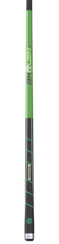 Predator BK Rush Neon Green Break Cue - Sport Wrap