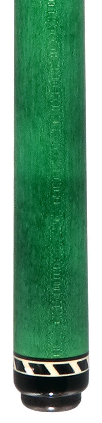 Jacoby BlaCkOut Green No Wrap Break/Jump Cue - JACBKOUTGR