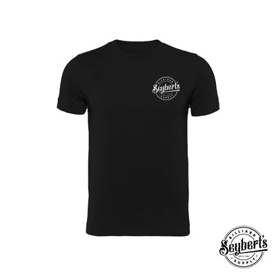 Seybert's Circle Logo Dry-Fit Black T-Shirt