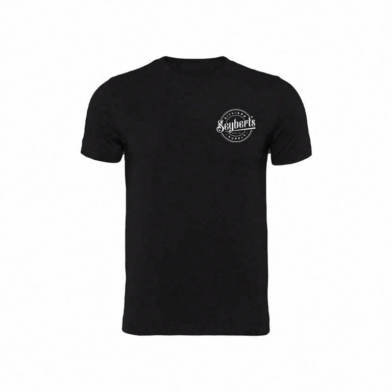 Seybert's Circle Logo Dry-Fit Black T-Shirt