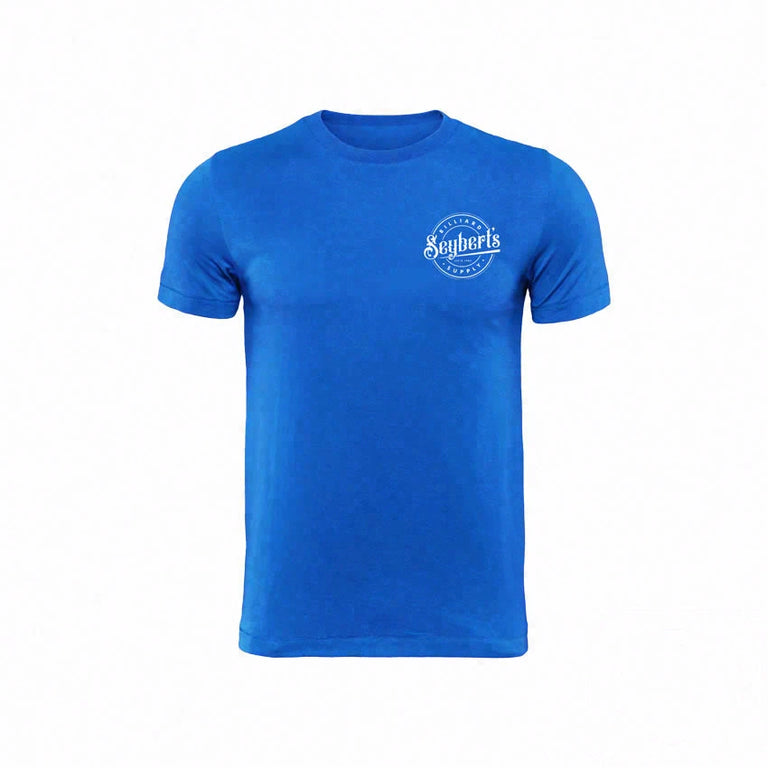 Seybert's Circle Logo Dry-Fit Royal Blue T-Shirt
