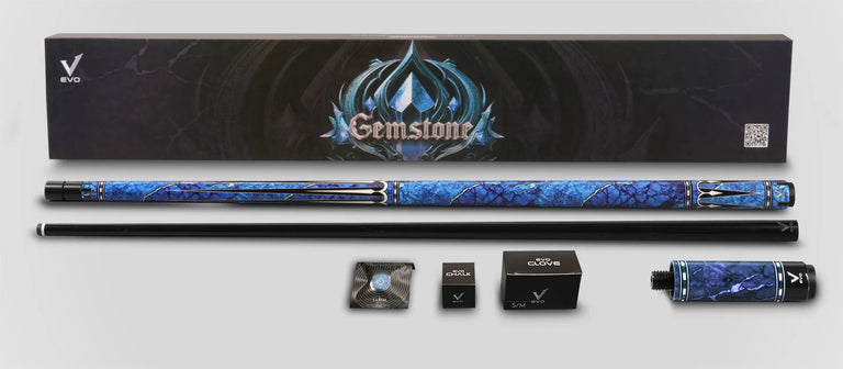 EVO Gemstone Skyflare No Wrap Pool Cue Maxbing Edition