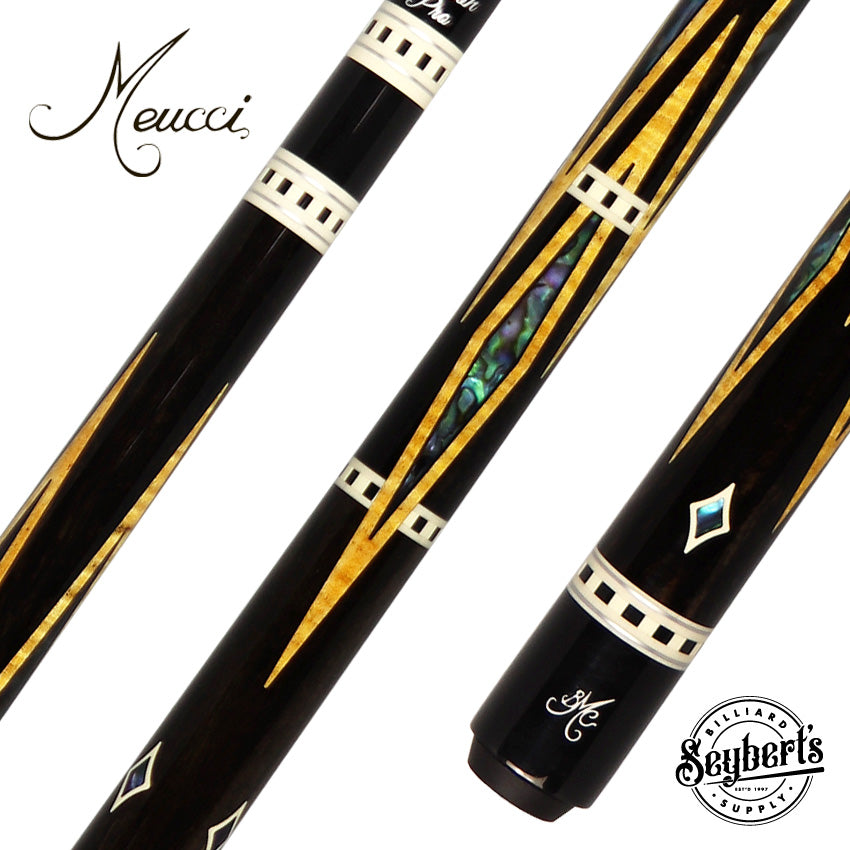 Meucci BMC Ebony Diamond Limited Cue with Carbon Shaft