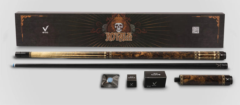 EVO Royale Gilded Oak No Wrap Pool Cue Maxbing Edition