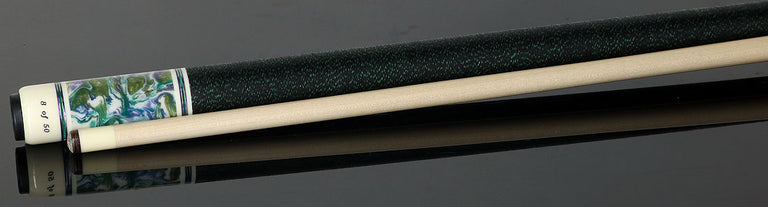 Viking SmartShops Series Teal Stained Maple with Frost Meadow Pearl Sleeve Cue of the Month -
