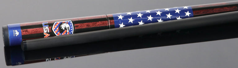 Rhino Voyager Series USA Flag Carbon Jump Cue
