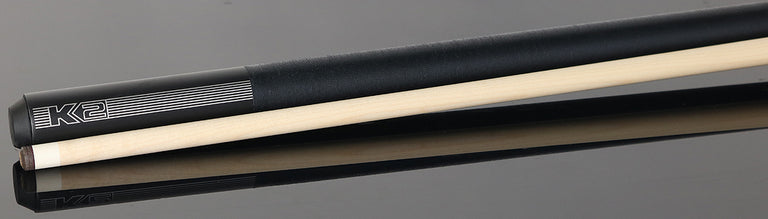 K2 Black/Gray Sport Pool Cue with 12.50mm LD Shaft
