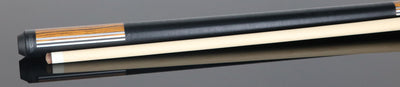 KODA Split Design Black and Bocote Graphic Pool Cue - KD29BC