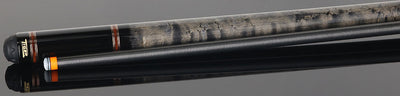 Tiger LX1 Ebony and Snakewood No-Wrap Pool Cue with Fortis LD Carbon Fiber Shaft