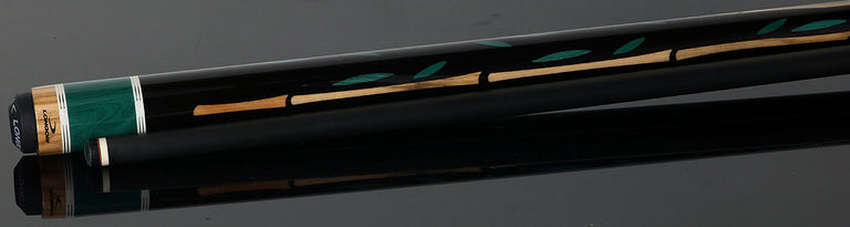 Longoni Longeva Ural No Wrap Pool Cue with Luna Nera Pure Graphite Shaft