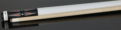 Players Matte Black with Thuya and Snakewood Points Graphic Series Pool Cue - G4150