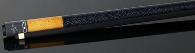 Meucci Summer Series 15 Antique Stained and Gray Pool Cue with Carbon Shaft