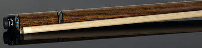 Jacoby HBV2 Series Birdseye Maple Points with Bocote Points No Wrap Pool Cue