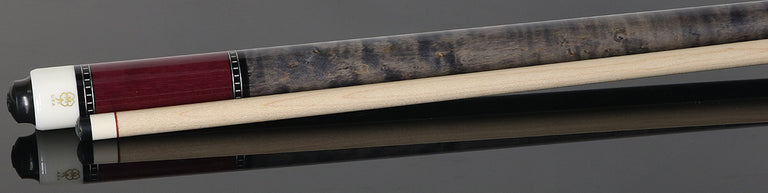 McDermott Purpleheart with Gray Maple No Wrap Cue of the Month with G-Core Shaft