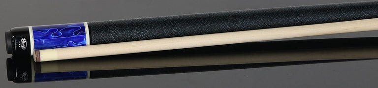 Viking Twilight Series Khaki-Stained Birdseye Maple with Cerulean Tide Premium Pearl Points Play Cue