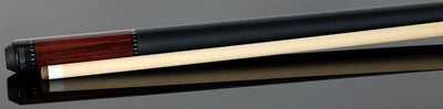 KODA Cocobolo-Stained Zebrawood Pool Cue with Linen Wrap