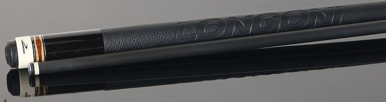 Longoni TPA25 Pool Cue with Luna Nera Shaft and Leather Wrap