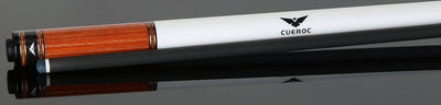Cueroc Galaxy Dymond Tulipwood No Wrap Pool Cue with Carbon Fiber Shaft