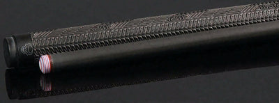Bull Carbon Ruby Red Insane Air Jump Cue with Multi-Zone Sport Grip Wrap