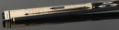 Jacoby Heritage Collection Maple with Ziricote Points and Abalone Inlays Pool Cue
