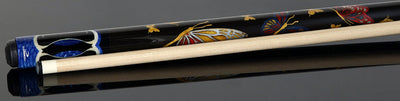 Longoni Papilio Lux Arcobaleno Pool Cue with S2 American Wood Shaft