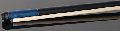 K2 Blue-Stained Ash No Wrap Pool Cue with 12.50mm K2 LD Shaft