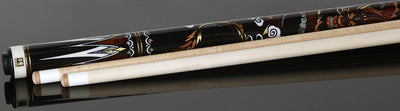 Cuelees Limited Editon Dragon Pool Cue with 2 Wood Shafts - CLEDRAGON