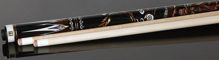 Cuelees Limited Editon Dragon Pool Cue with 2 Wood Shafts - CLEDRAGON