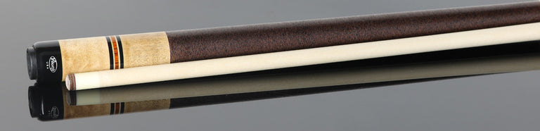 Viking OV0204 Ovaition Series Khaki-Stained Birdseye Pool Cue - Vikore Shaft