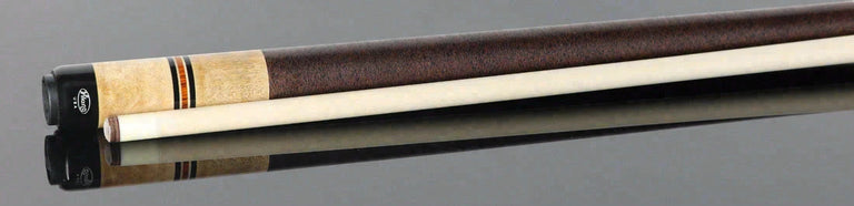 Viking Ovation Series Khaki-Stained Birdseye Play Cue with Vikore Shaft - OV0204